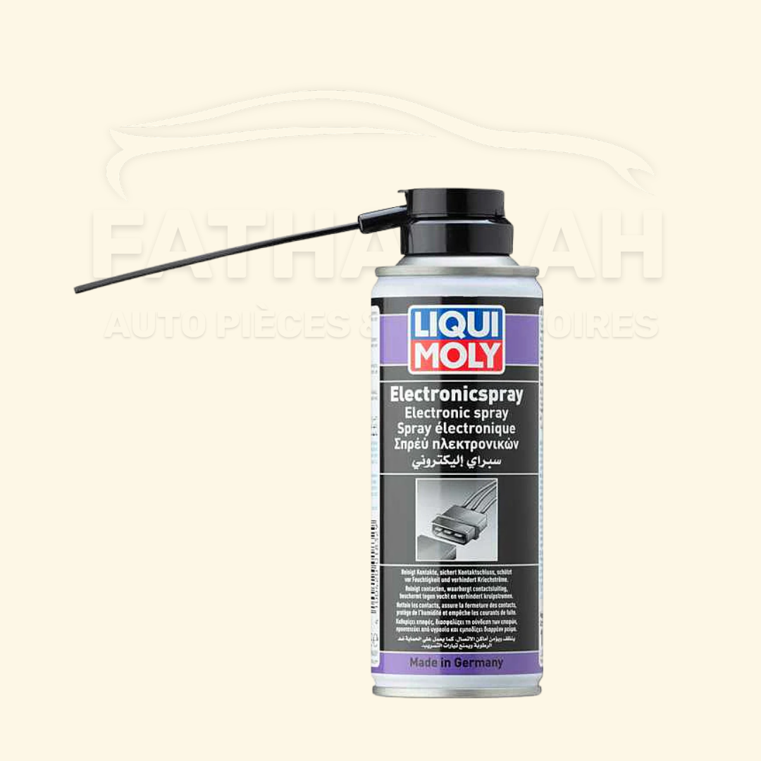 Aérosol spray nettoyant contacts électriques LIQUI MOLY Electronic Spray 200 ml référence 1832