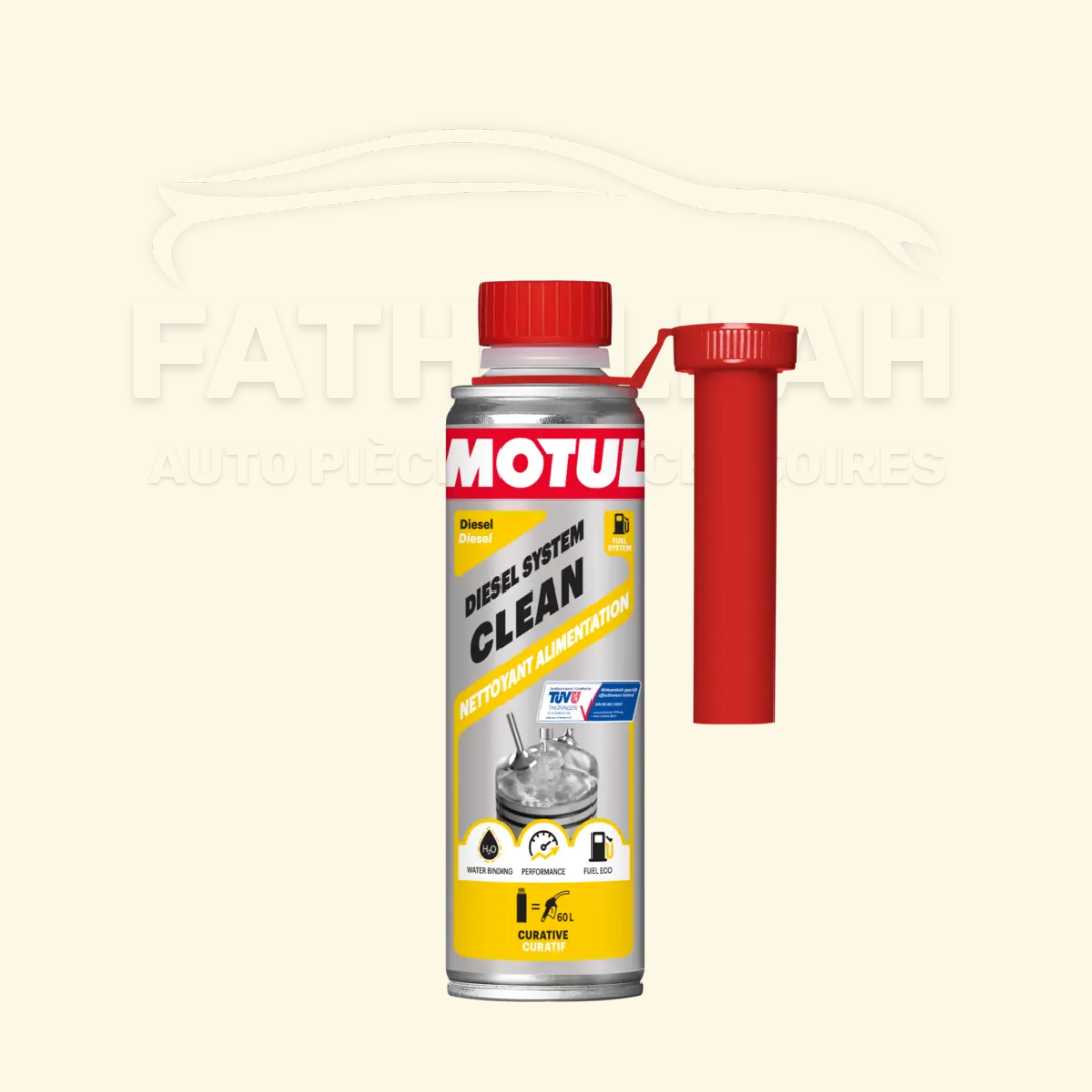 Additif nettoyant circuit alimentation MOTUL Diesel System Clean 300ml pour moteurs TDI VAG