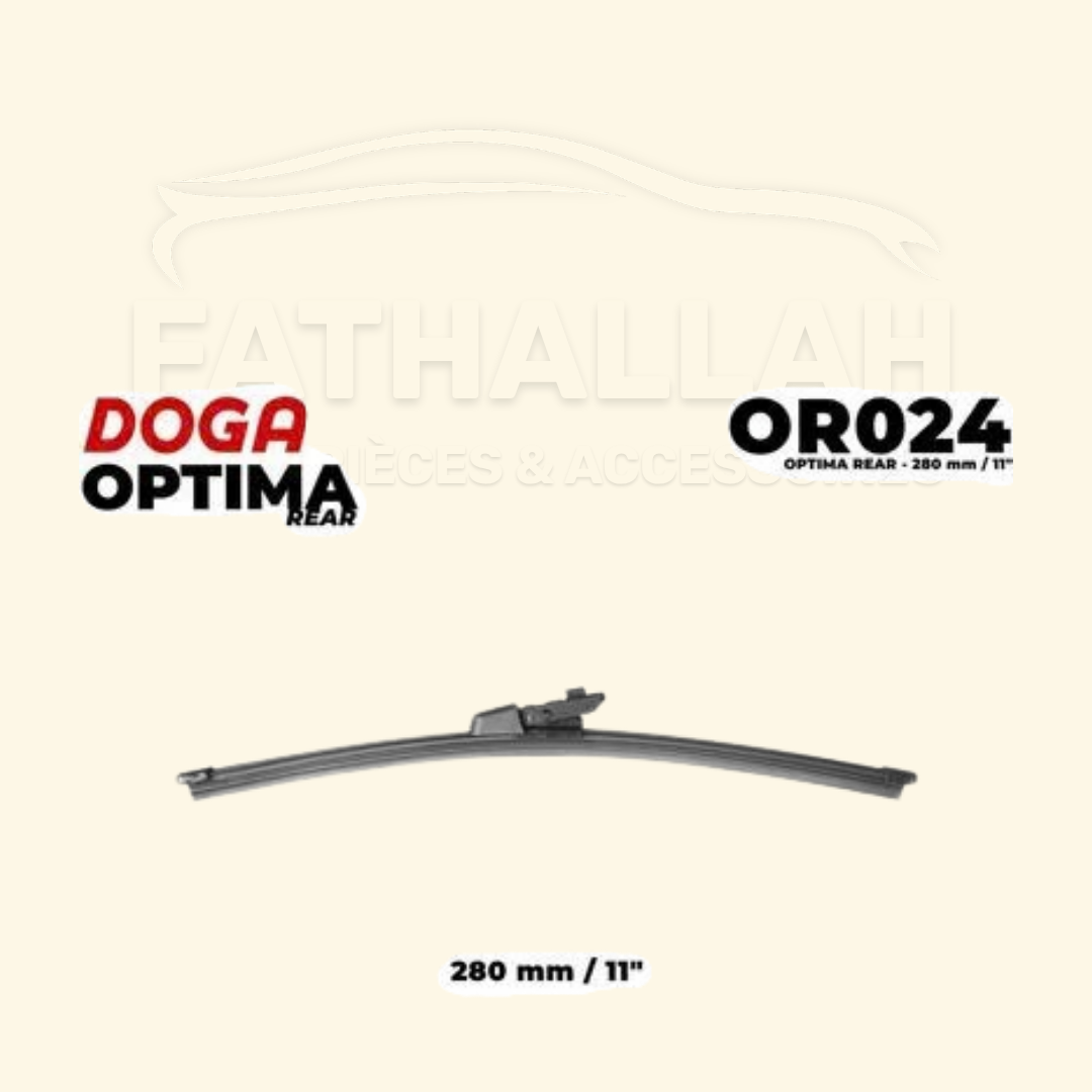 Balai d'essuie-glace arrière DOGA Optima OR024 280 mm pour VW Golf Polo Audi A1 Cupra Formentor