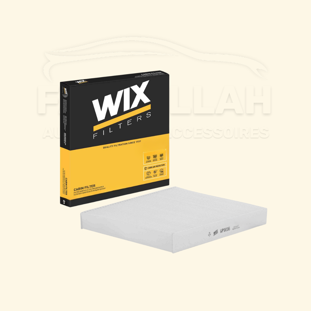 Filtre d'habitacle WIX FILTERS WP9036 de qualité d'origine pour VW Polo, Seat Ibiza et Skoda Fabia