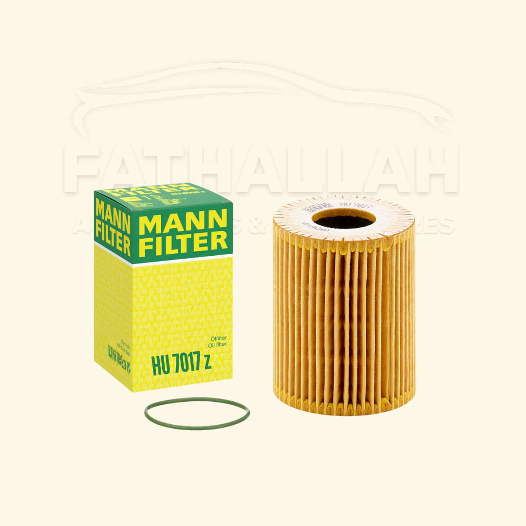 Filtre à huile MANN-FILTER HU 7017 z de qualité d'origine pour VW Polo, Seat Ibiza et Skoda Fabia