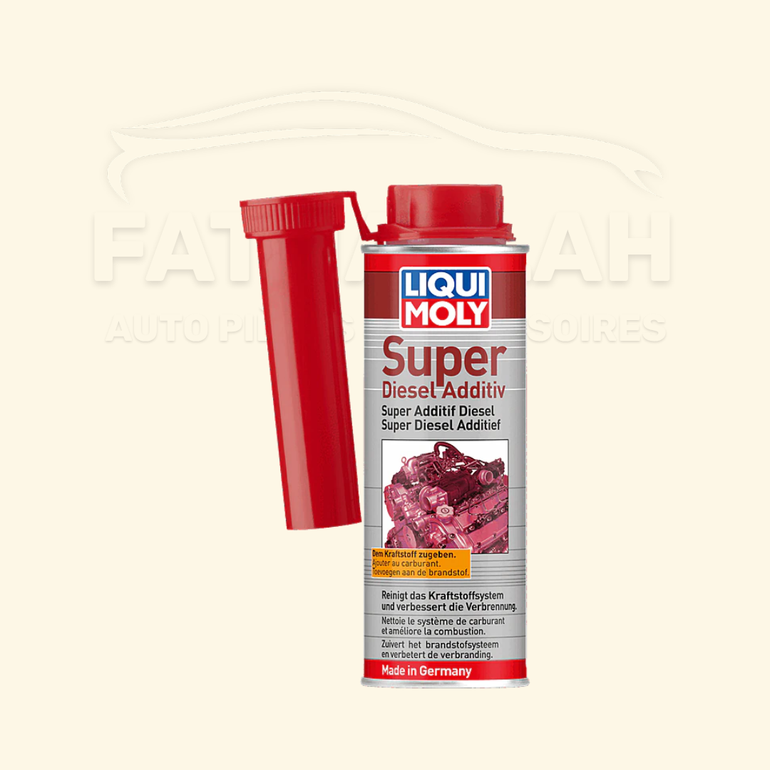 Flacon d'additif nettoyant système injection Super Diesel Additive LIQUI MOLY 250 ml référence 20807