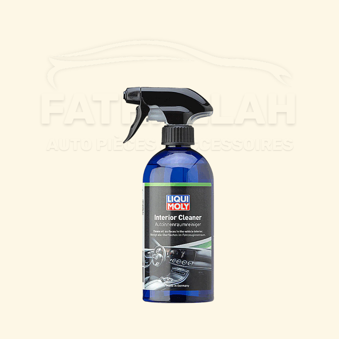 Flacon pulvérisateur nettoyant intérieur auto LIQUI MOLY Interior Cleaner 500 ml référence 23010 pour cuir plastique tissu écran