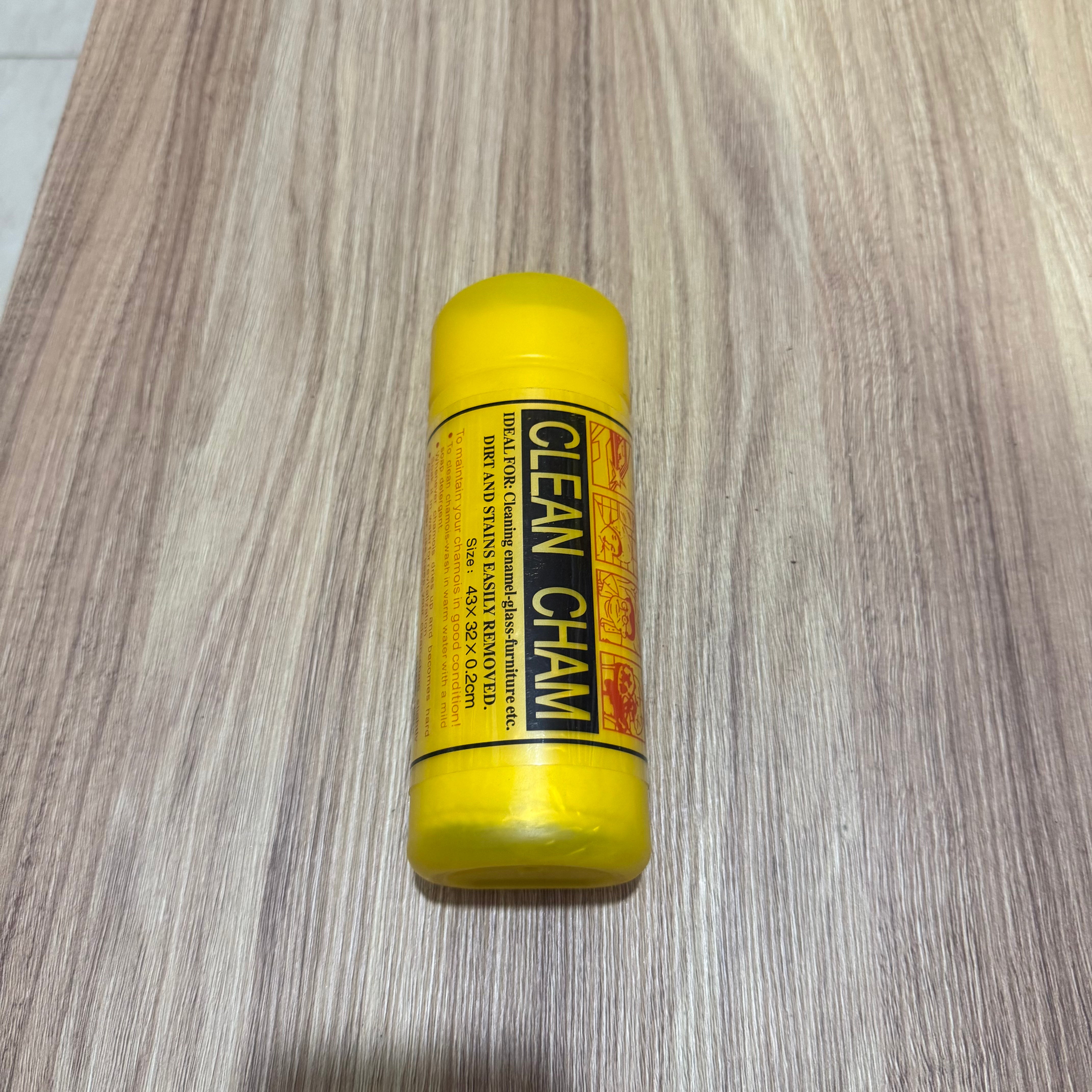 Peau de chamois synthétique Clean Cham petit modèle nettoyage moto vitres Maroc