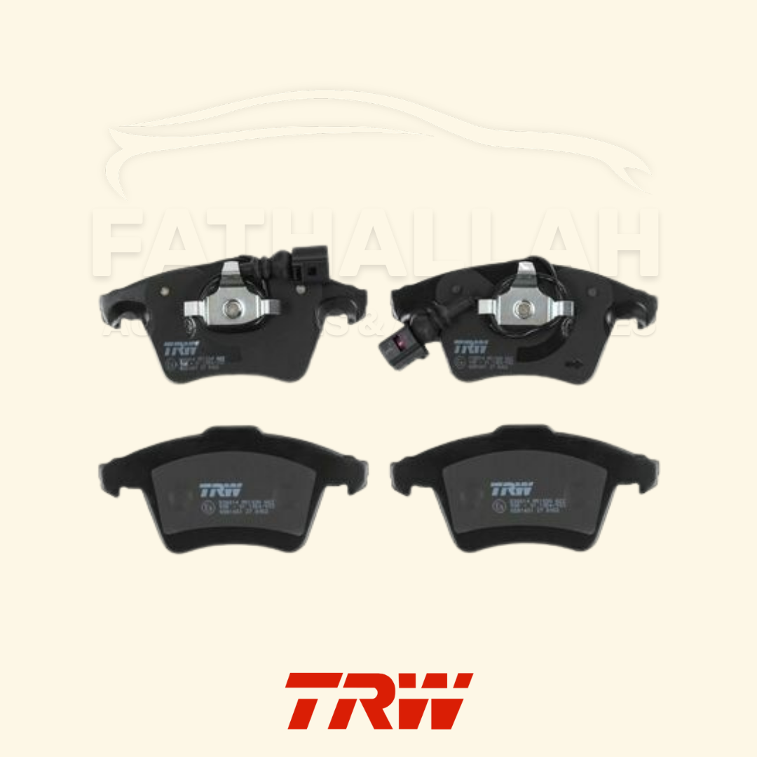 Jeu de plaquettes de frein TRW GDB1651 avec témoin d'usure pour Volkswagen Touareg I