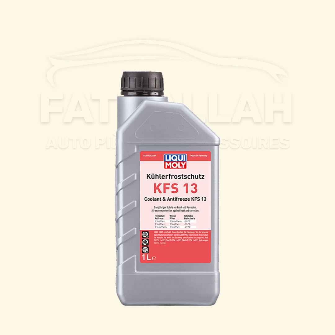 Liquide de refroidissement et antigel LIQUI MOLY KFS 13 G13 1L pour véhicules VAG