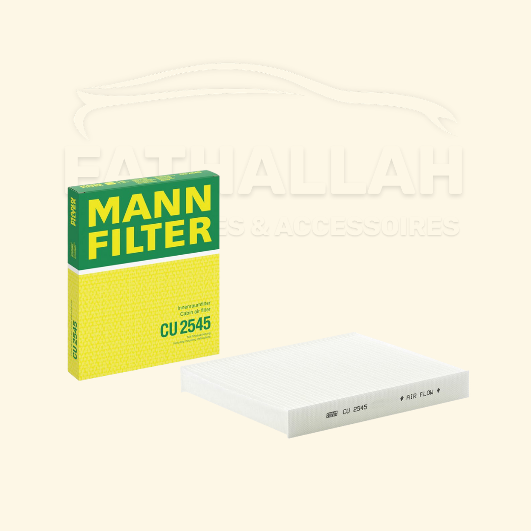 Filtre d'Habitacle MANN-FILTER CU 2545 - d'Origine OEM pour Audi, Cupra, Seat, Skoda, Volkswagen