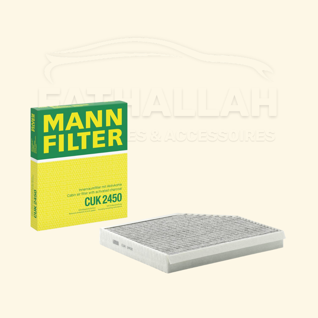 Filtre d'habitacle au charbon actif MANN-FILTER CUK 2450
