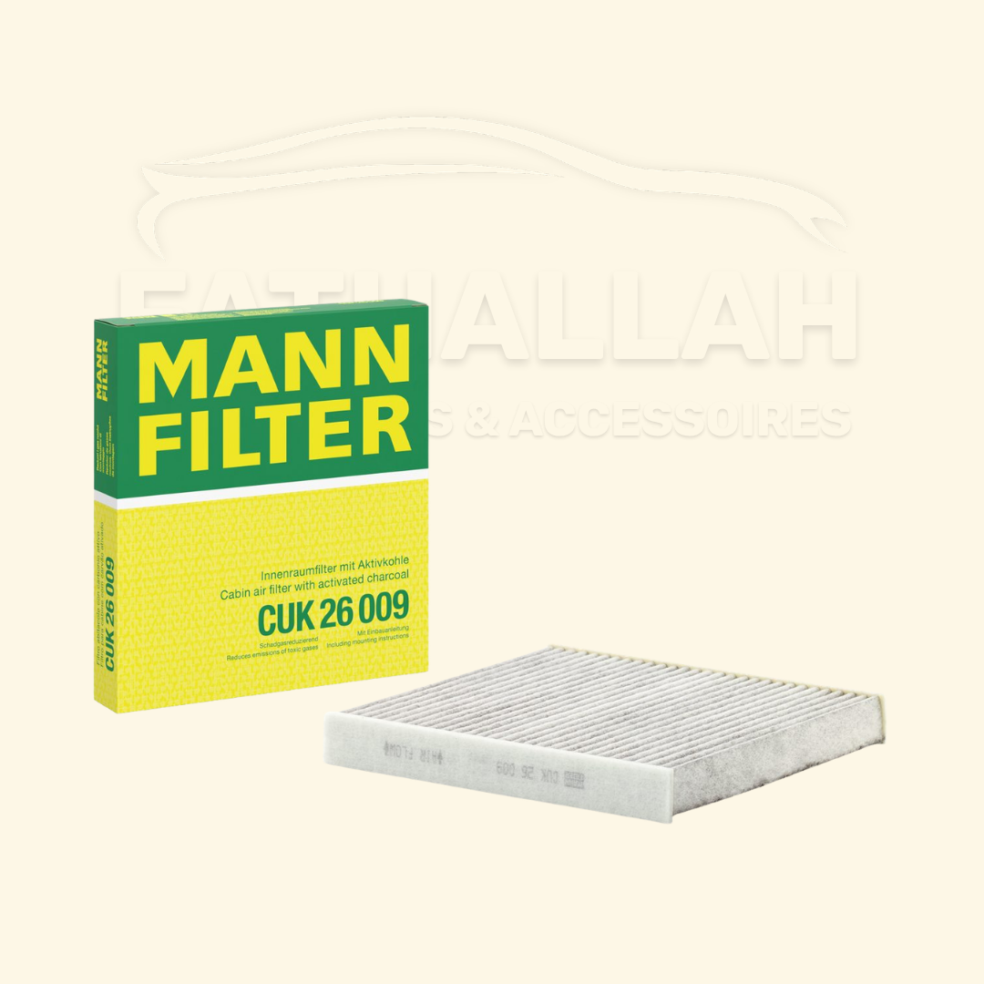 Filtre d'habitacle au charbon actif MANN-FILTER CUK 26 009