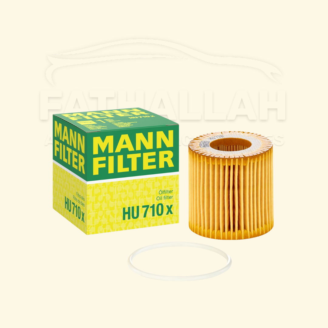 Filtre à huile MANN-FILTER HU 710 x pour véhicules Seat, Skoda et Volkswagen