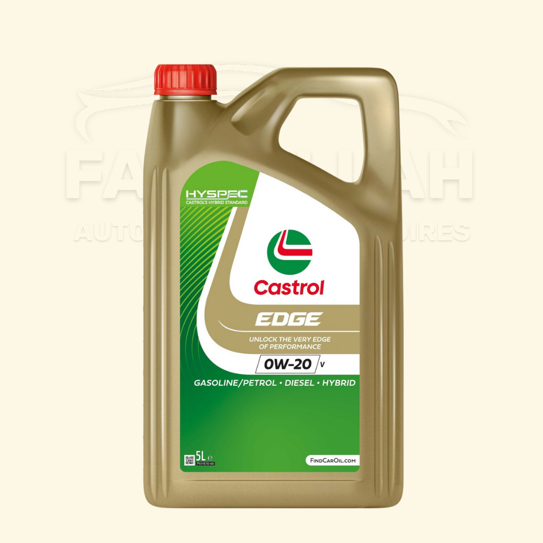 Huile moteur Castrol EDGE 0W-20 V Hyspec 5L