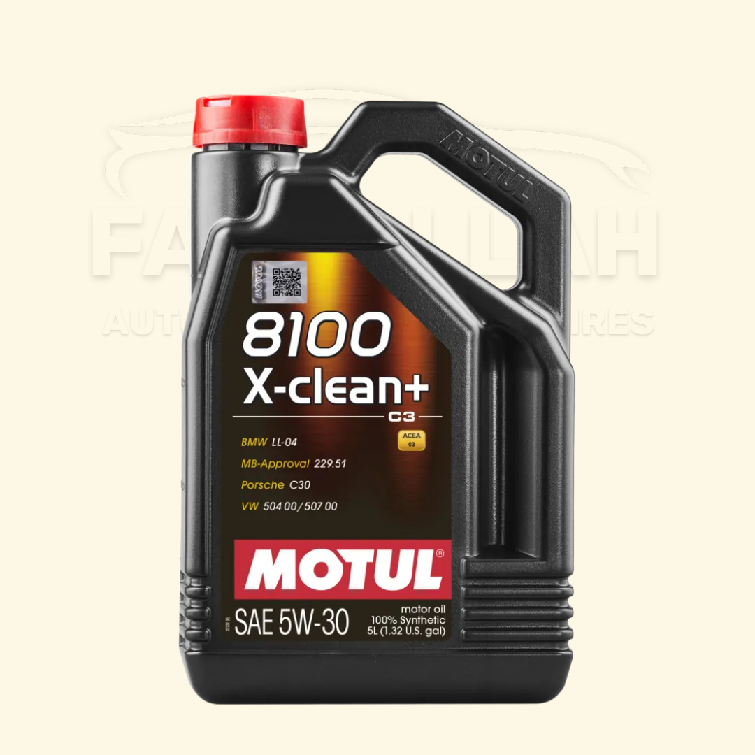 Huile moteur Motul 8100 X-clean+ 5W-30 C3 5L