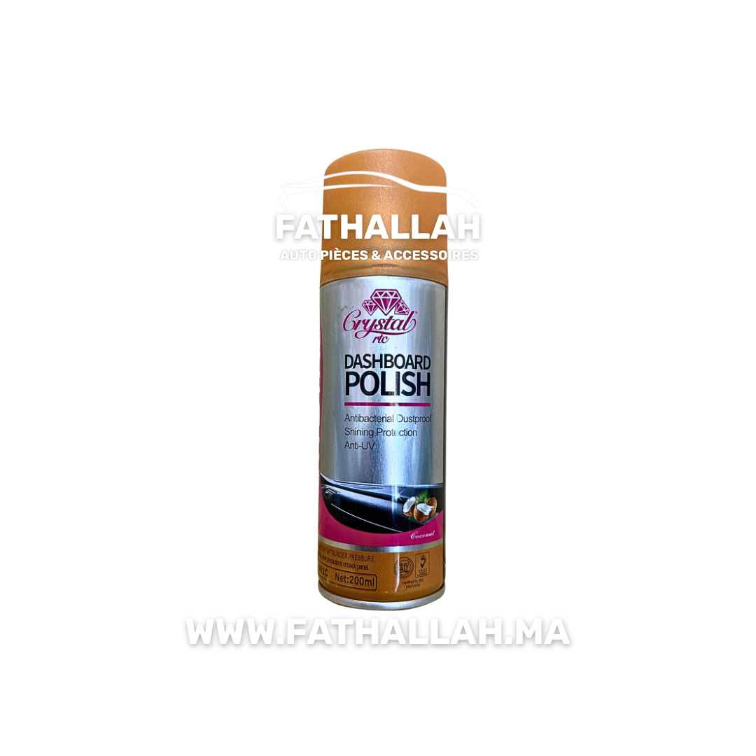 Spray Nettoyant Tableau de Bord Crystal - Format Compact (200ml)