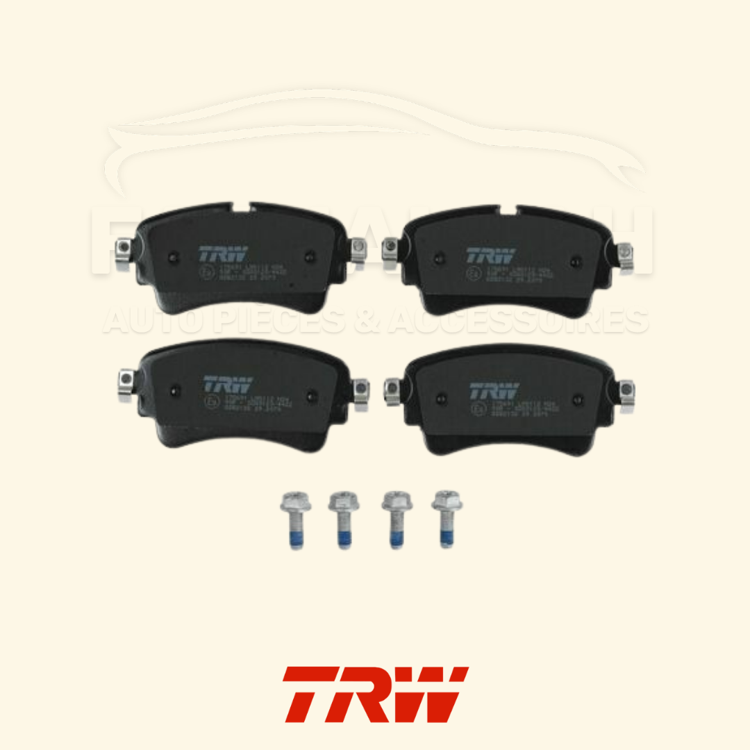 Jeu de plaquettes de frein arrière TRW GDB2132 de qualité d'origine pour véhicules Audi et VW Touareg