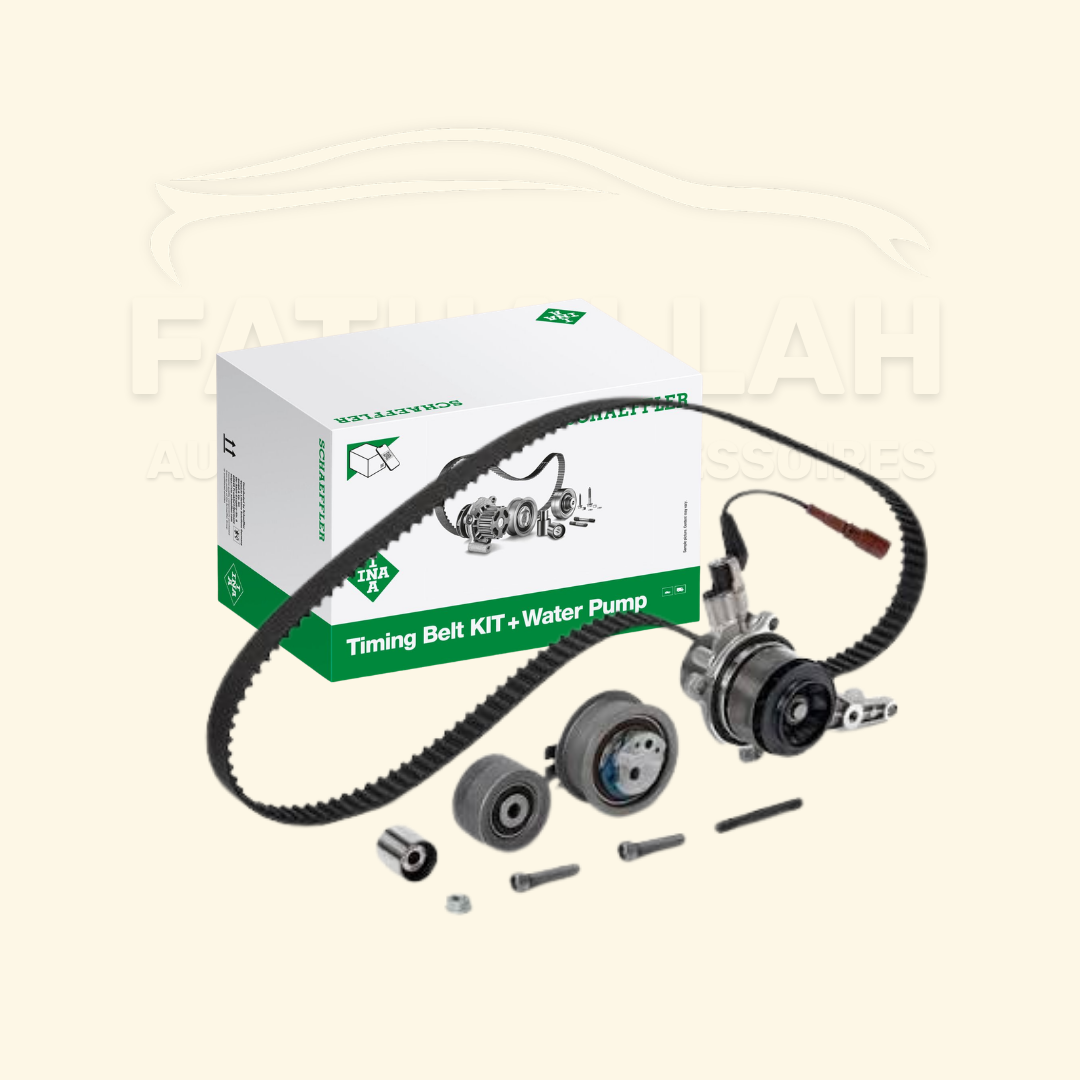 Kit de distribution et pompe à eau INA 530 0835 30 de qualité d'origine pour véhicules VAG